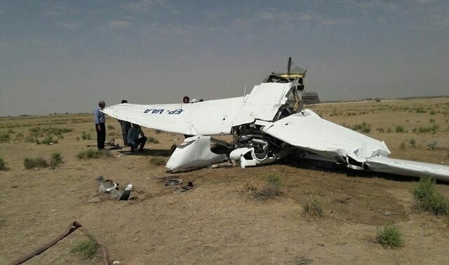 وقوع حادثه دلخراش برای هواپیمای تفریحی در نوشهر